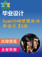 2yah1548型圓振動(dòng)篩設(shè)計(jì)【5張cad圖紙和畢業(yè)論文】【機(jī)械專業(yè)答辯通過(guò)】