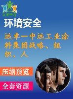 遠卓－中遠工業(yè)涂料集團戰(zhàn)略、組織、人力資源規(guī)劃咨詢?nèi)福?34m）