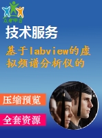 基于labview的虛擬頻譜分析儀的設計