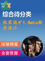 張家崗礦1.8mta新井設計